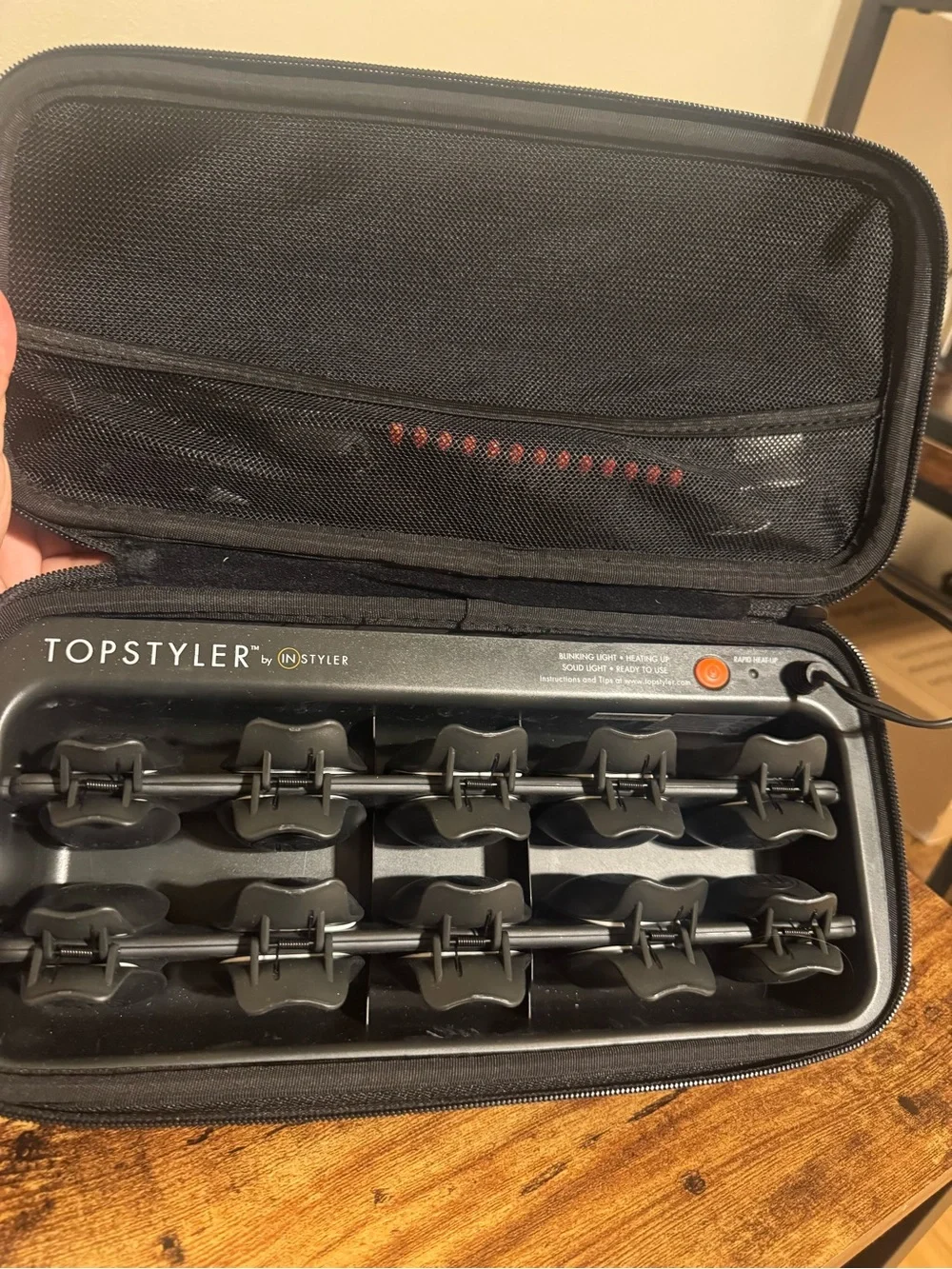 Topstyler by InStyler Black Hair Wave Styling Kit